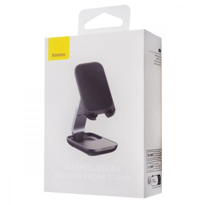 Підставка для телефону Baseus Seashell Series (B10551500111-00) Black Підставка для телефону Baseus Seashell Series (B10551500111-00) Black