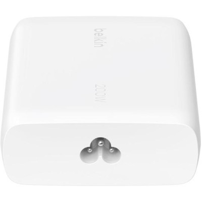Зарядний пристрій мережевий Belkin 200Вт 4хUSB-С GAN PD PPS, білий (WCH015VFWH)