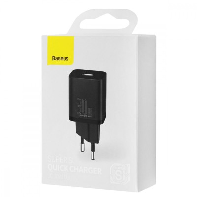 Зарядний Пристрій Baseus 1Type-C Super Si 30W (CCSUP-J02) White