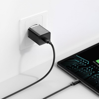 Зарядний Пристрій Baseus 1Type-C Super Si 30W (CCSUP-J02) White