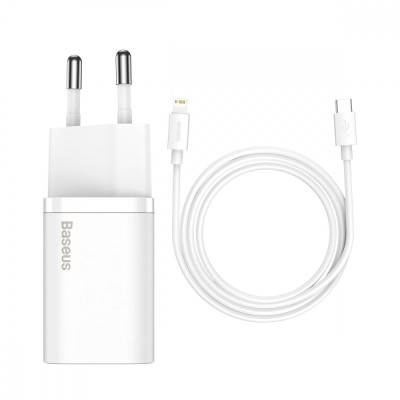 Зарядний Пристрій Baseus 1Type-C Super Si 30W (CCSUP-J02) White