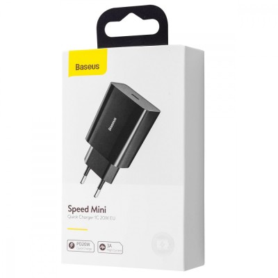 Зарядний Пристрій Baseus 20W QC 1С CCFS-SN02 White