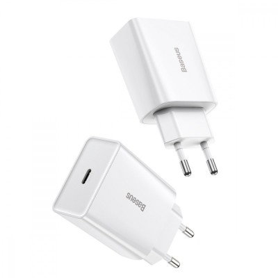 Зарядний Пристрій Baseus 20W QC 1С CCFS-SN02 White
