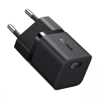 Зарядний Пристрій Baseus GaN5 Mini Fast Charger Type-C 25W (З кабелем Type-C to Type-C 100W 1m) (P10110909113-01) Black