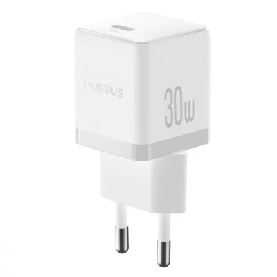 Зарядний Пристрій Baseus Palm Fast Charger Type-C 30W (P10111605213-00) White