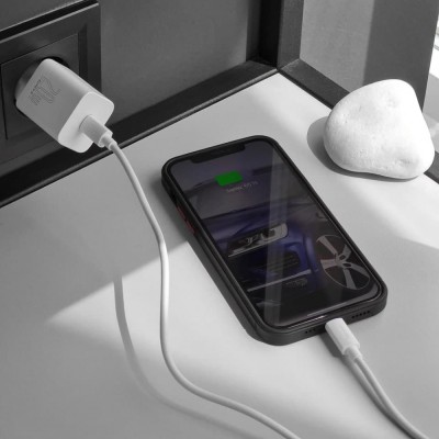 Зарядний Пристрій Baseus Super Silicone PD Charger 20W (1Type-C) (CCSUP-B01) Black