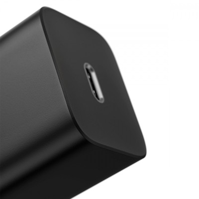 Зарядний Пристрій Baseus Super Silicone PD Charger 20W (1Type-C) (CCSUP-B01) Black