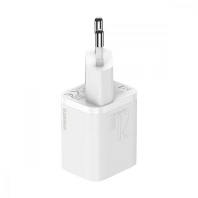 Зарядний Пристрій Baseus Super Silicone PD Charger 20W (1Type-C) + With Cable Type-C to Lightning (TZCCSUP-B01) Black