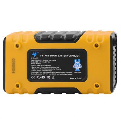 Зарядний пристрій E-Fast TK600 12V10A 24V/5A CS red