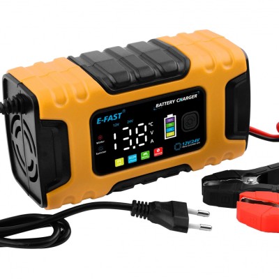 Зарядний пристрій E-Fast TK600 12V10A 24V/5A CS red
