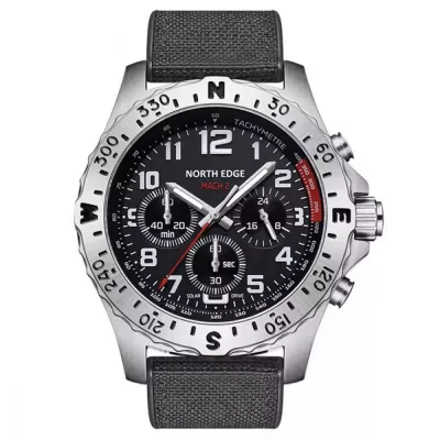 Механічний Годинник NORTH EDGE MACH-2 black