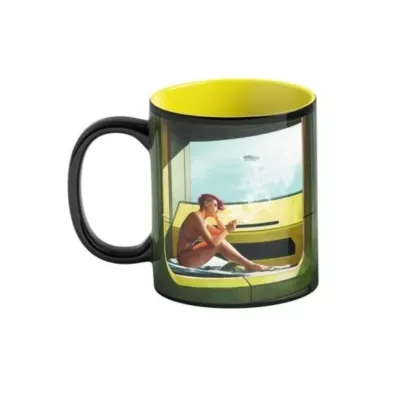 Чашка GoodLoot Game Art Chronicles Cyberpunk 2077 V & Edward Hopper