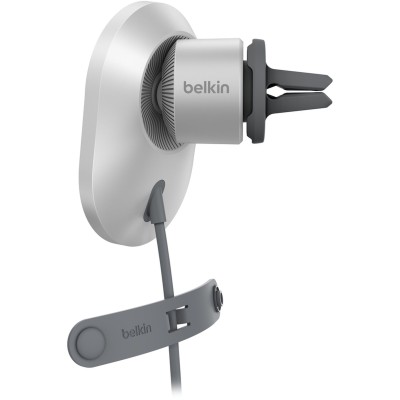 Автомобільний тримач смартфона Belkin MagSafe Qi2 бездротова зарядка, чорний (WIC008BTGR-V2)
