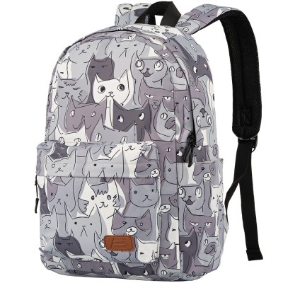 Рюкзак 2Е, TeensPack Cats, сірий (2E-BPT6114GC)