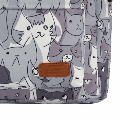Рюкзак 2Е, TeensPack Cats, сірий (2E-BPT6114GC)