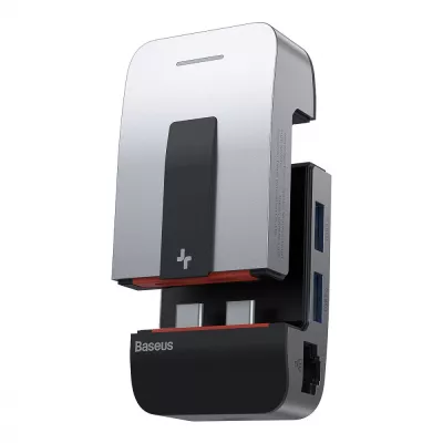 USB-Хаб Baseus Multifunctional Armor Age Type-C Bracket Gray