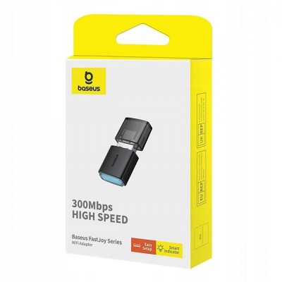 WiFi Адаптер Baseus FastJoy Series 300Mbps (B01317600111-03) Black