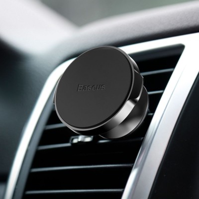 Автомобільний тримач Baseus Magnetic Air Vent Mount (SUER-A01) Black