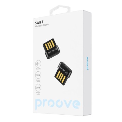 Беспроводной Адаптер Proove Swift Bluetooth 5.3 (HBCP00001001) Black