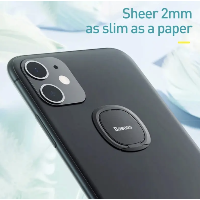 Кільце тримач для телефона на палець Baseus Invisible (SUYB-0A) Tarnish