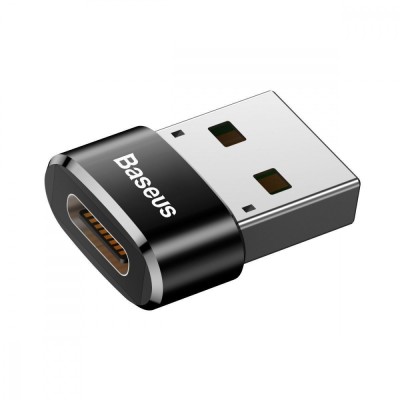 Перехідник Baseus Type-C To USB (Black) (CAAOTG-01)