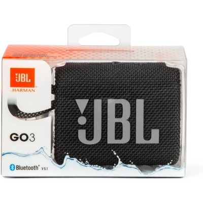 Портативна акустика JBL GO 3 (JBLGO3BLK) Black Портативна акустика JBL GO 3 (JBLGO3BLK) Black