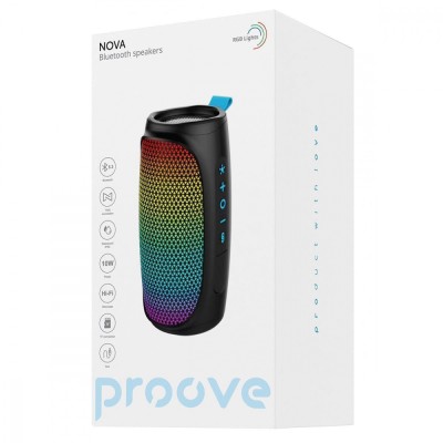 Портативна Акустика Proove Nova 10W (PDNW100010001) Black Портативна Акустика Proove Nova 10W (PDNW100010001) Black