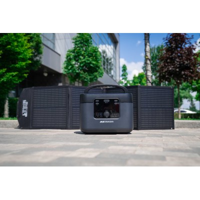 Портативна сонячна панель 2E, DC 100 Вт, USB-С 45 Вт, USB-A 18 Вт, USB-A 12 Вт (2E-PSP0031)