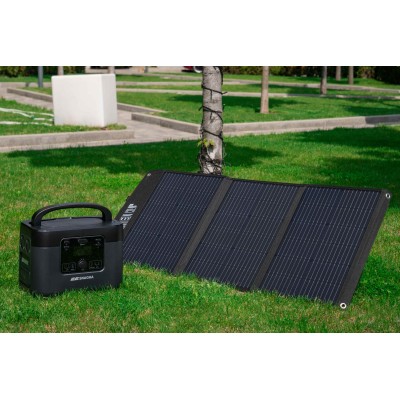 Портативна сонячна панель 2E, DC 100 Вт, USB-С 45 Вт, USB-A 24 Вт (2E-LSFC-100)