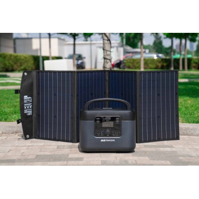 Портативна сонячна панель 2E, DC 120 Вт, USB-С 18 Вт, USB-A 24 Вт (2E-LSFC-120)