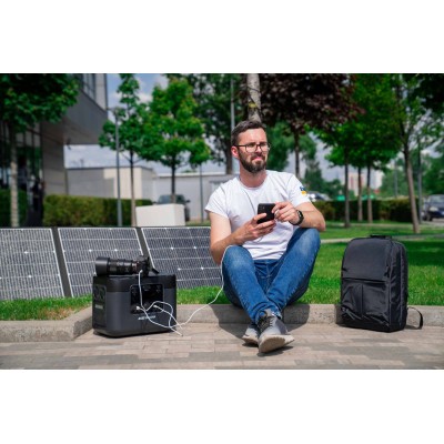 Портативна сонячна панель 2E, DC 200 Вт, USB-С 45 Вт, USB-A 24 Вт (2E-EC-200)