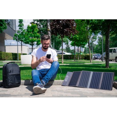 Портативна сонячна панель 2E, DC 36 Вт, USB-С 20 Вт, USB-A 18 Вт (2E-PSP0021)