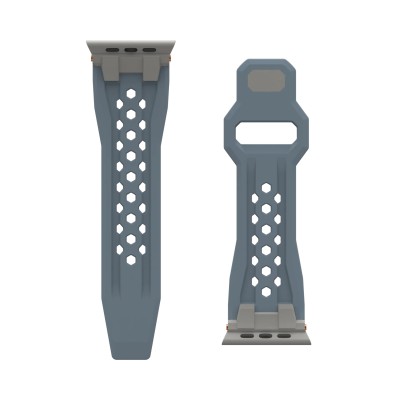 Ремінець UAG для Apple Watch Ultra 2/Ultra-49-45-44mm, Monarch, Cloud Blue/Titanium (194158114136)