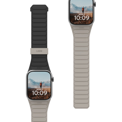Ремінець UAG для Apple Watch Ultra 2/Ultra-49-45-44mm, Pathfinder, Black/Titanium (194161114036)