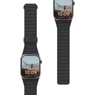 Ремінець UAG для Apple Watch Ultra 2/Ultra-49-45-44mm, Pathfinder, Black/Titanium (194161114036)