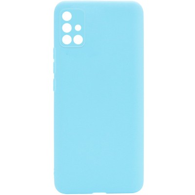 Силиконовый чехол Candy Full Camera для Samsung Galaxy A51 Бирюзовый / Turquoise