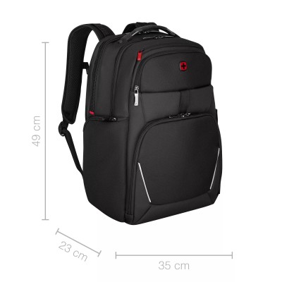 Рюкзак Wenger, New Icons, Meteor, 17", чорний (653188)