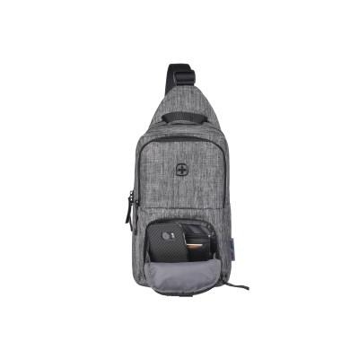 Рюкзак-слінг, Wenger Console Cross Body Bag, сірий (605029)