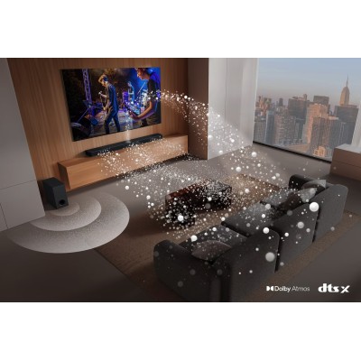 Саундбар LG S70TY 400Вт, 3.1.1, BT, HDMI-ARC, USB, саб, Dolby Atmos® (S70TY.AUKRLLK)