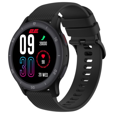 Смарт-годинник 2E Motion GT2 47мм, 1.32", 360x360, BT 5.2, Чорний (2E-CWW21BK)