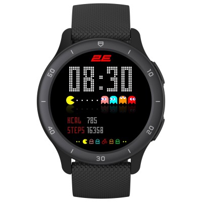 Смарт-годинник 2E Motion GT2 47мм, 1.32", 360x360, BT 5.2, Чорний (2E-CWW21BK)