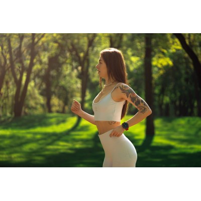 Смарт-годинник 2E Motion GT2 47мм, 1.32", 360x360, BT 5.2, Чорно-червоний (2E-CWW21BKRD)