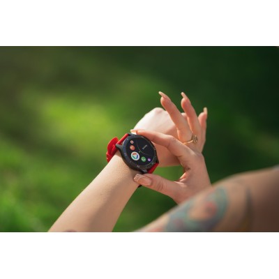 Смарт-годинник 2E Motion GT2 47мм, 1.32", 360x360, BT 5.2, Чорно-червоний (2E-CWW21BKRD)