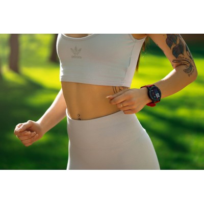 Смарт-годинник 2E Motion GT2 47мм, 1.32", 360x360, BT 5.2, Чорно-червоний (2E-CWW21BKRD)