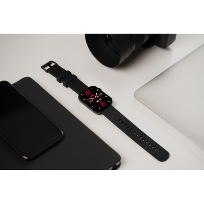 Смарт-годинник 2E Wave Plus 47мм, 1.8", 240x286, BT 5.3, Чорний (2E-CWW12BK)