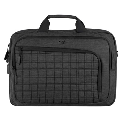 Сумка 2E CrossSquares 16", чорна (2E-CBN9198BK)