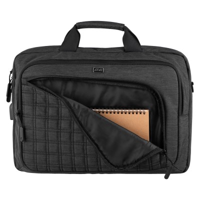 Сумка 2E CrossSquares 16", чорна (2E-CBN9198BK)