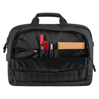 Сумка 2E CrossSquares 16", чорна (2E-CBN9198BK)