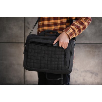 Сумка 2E CrossSquares 16", чорна (2E-CBN9198BK)