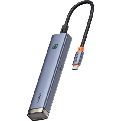 Хаб-адаптер Baseus UltraJoy Series 6-Port HUB AIR Space Gre (Type-C to HDMI4K@30Hz*1+USB3.0*2+USB2.0*1+Type-C3.0*1+PD*1）